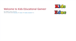 Desktop Screenshot of kidseduc.com